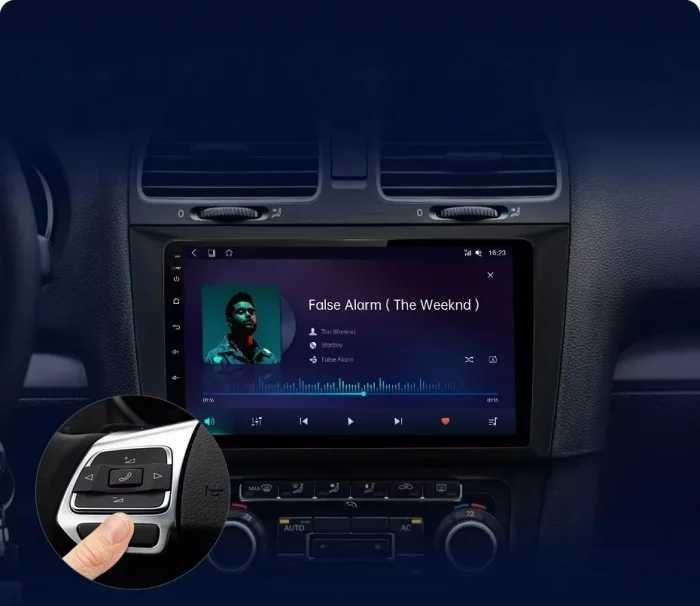 Navigatie Android Dedicata VW Golf 6 / Carplay / Android Auto + Camera