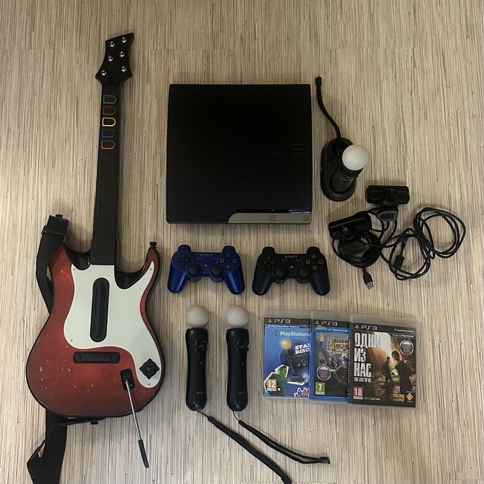 PlayStation 3 slim + весь комплект