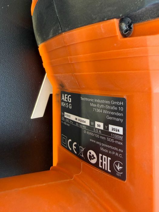 AEG KH 5G Ciocan rotopercutor SDS Max 1100 W