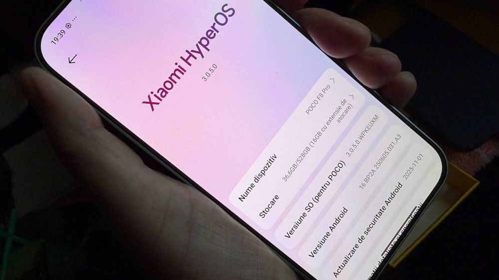 Vând telefon Xiaomi Poco F8 Pro 512GB, ca nou - cutie completă + husă