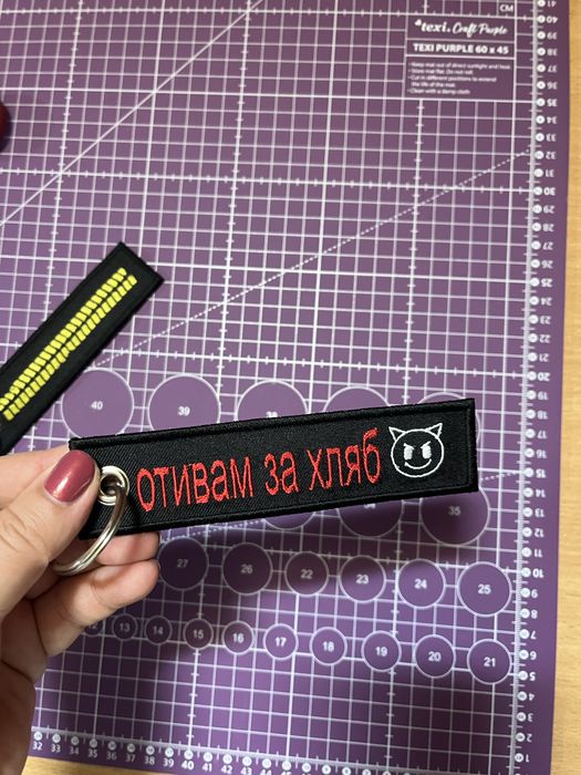 Персонализирани текстилни ключодържатели