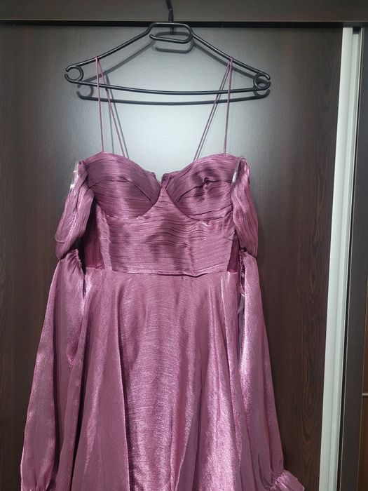 Rochie de seara fucsia, nouă cu etichetă