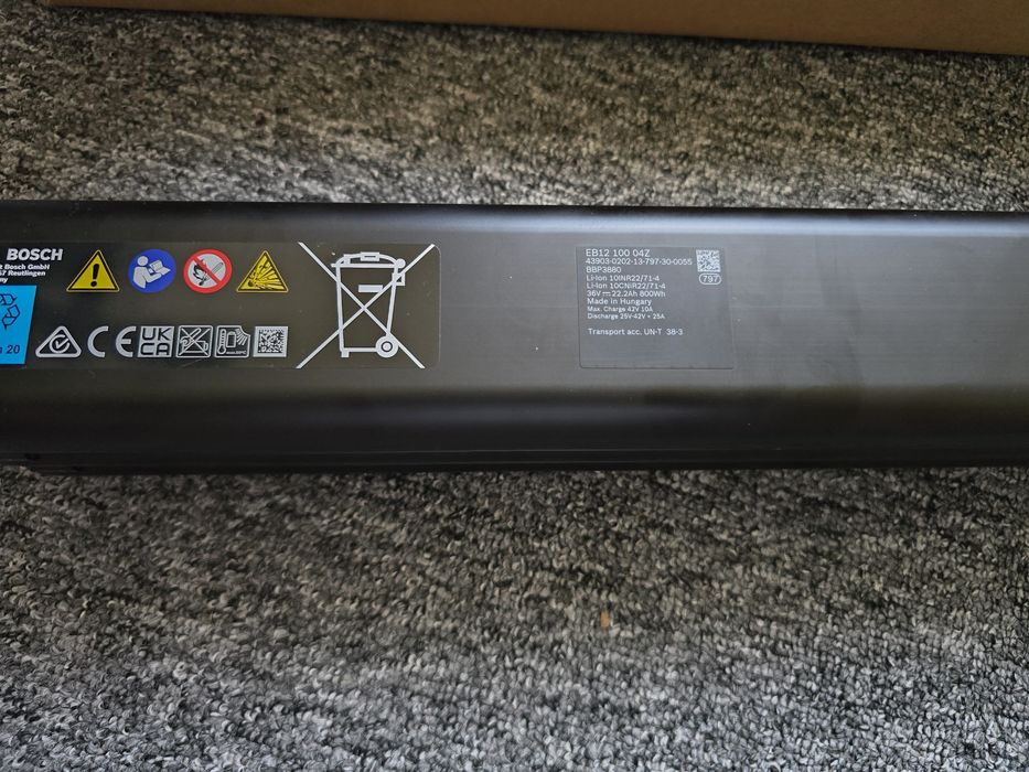 Baterie Bosch Powertube 800Wh Smartsystem