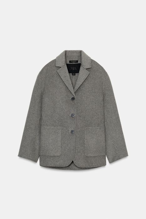 Palton lana oversize Zara wool edition