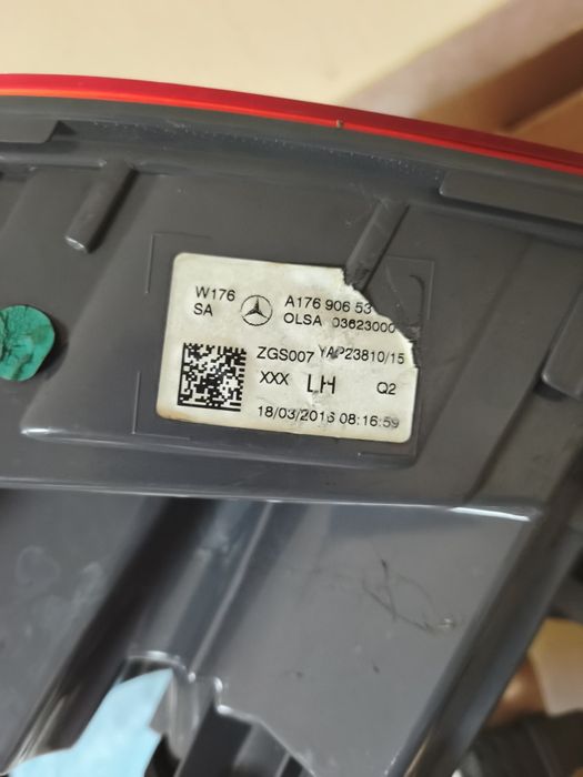 Оригинален LED стоп за Мерцедес А клас w176