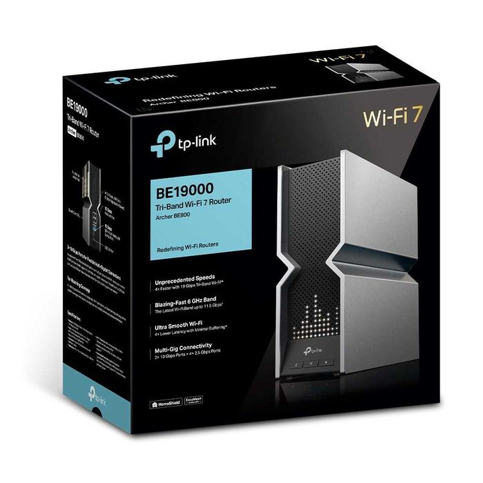 Wi-FI Роутер 	TP-Link	Archer BE800