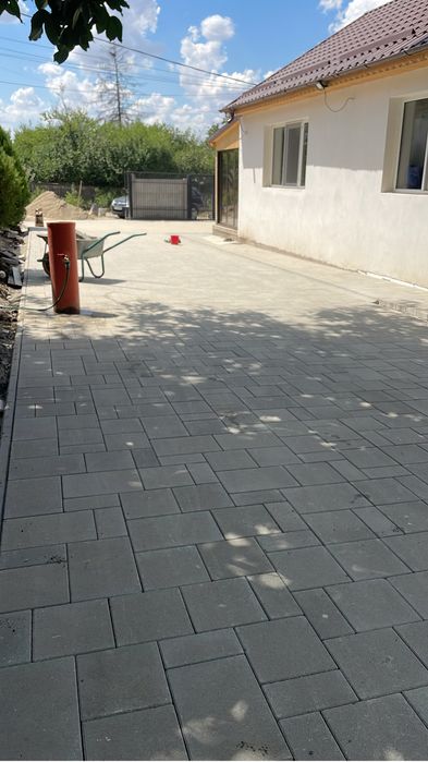 Montaj pavaje si bordura