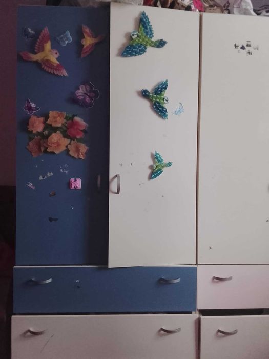 Детски гардероб син