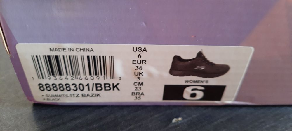 Pantofi sport/casual dama Skechers 88888301 BBK