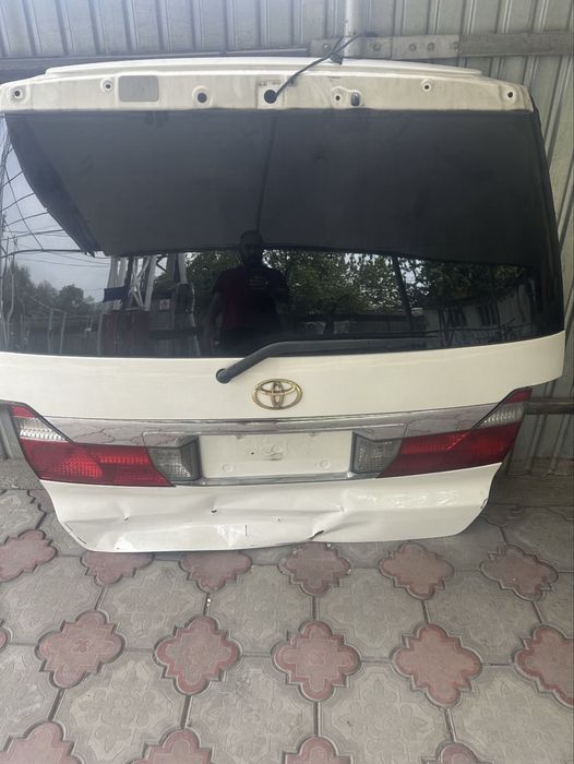 Альфард задний  бампер