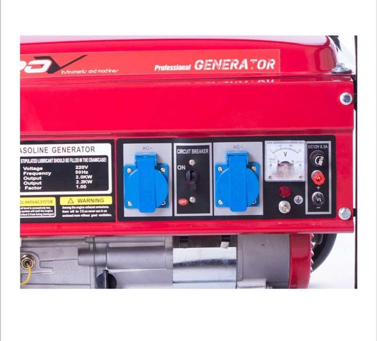 Бензинов Генератор за  ток 2,5kw  монофязен  220V