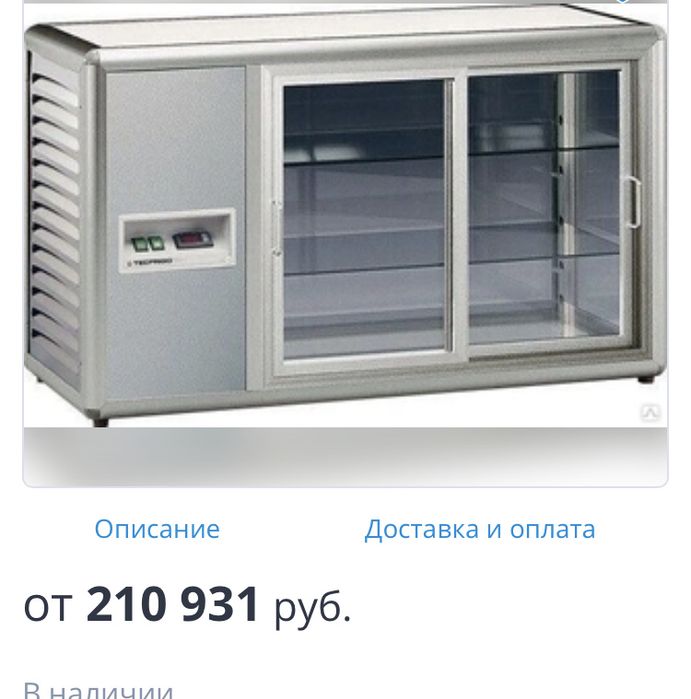 Витрина кондитерская