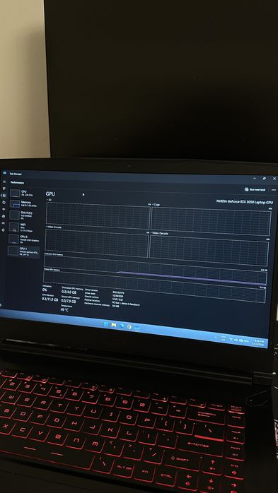 Laptop Gaming MSI RTX3050