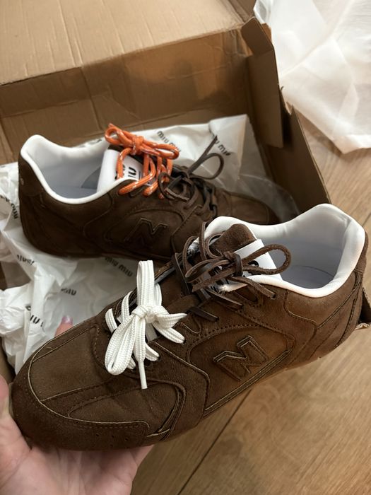 Sneakers New Balance x Miu Miu Chocolate Brown Virali