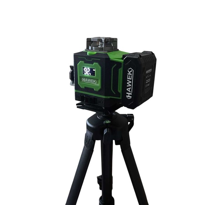 Комплект от лазерен нивелир с 16 линии и лазерна ролетка 50метра HAWEK