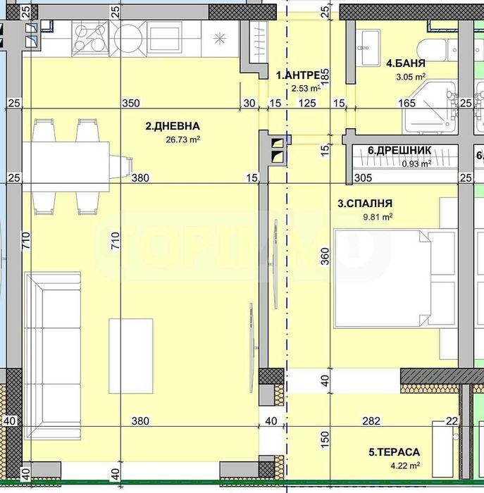 Продава се Двустаен апартамент в Варна, Виница - 62 кв.м за 1581 €/кв.м - Снимка #7
