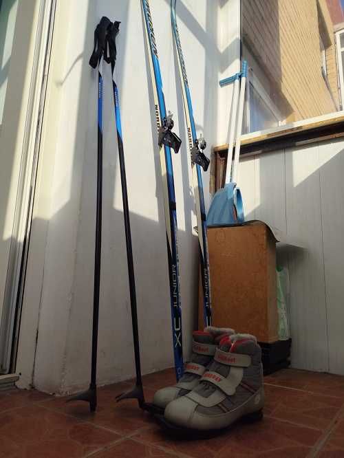 Лыжи в отличном состоянии
