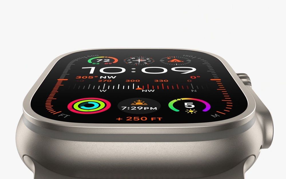 Apple Watch Ultra 1st Gen, 49mm, Titanium, GPS + Cellular, 86% батерия, оригинална каишка и зарядно