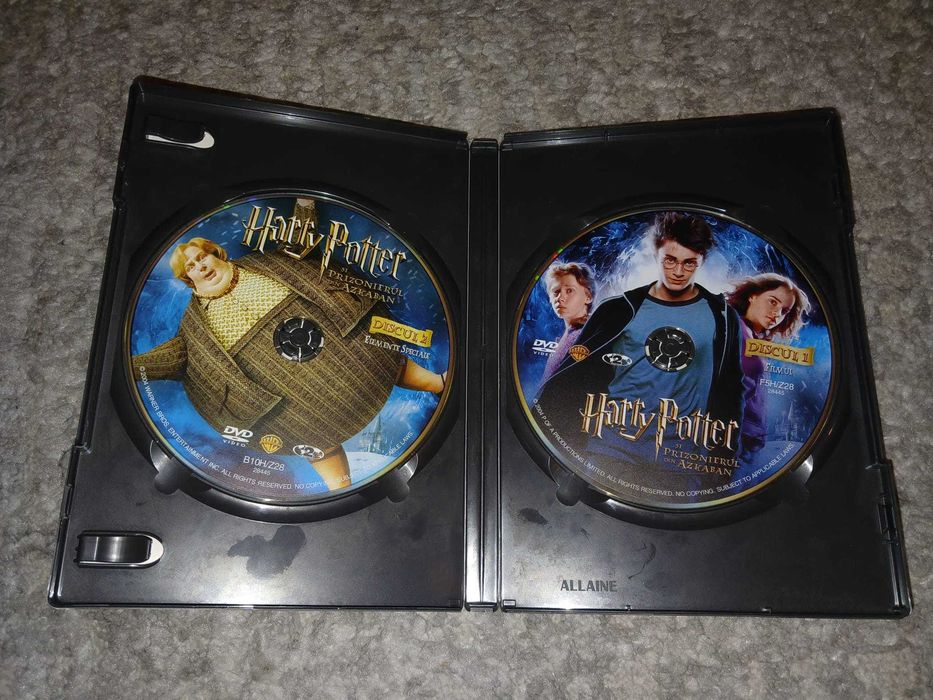 DVD Harry Potter volumele 1-6, stare foarte bună, subtitrare limba română