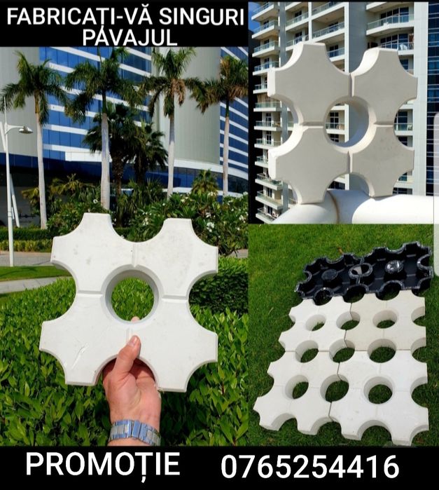 vindem matrite pavele si forme piatra decorativa borduri tipare pavele