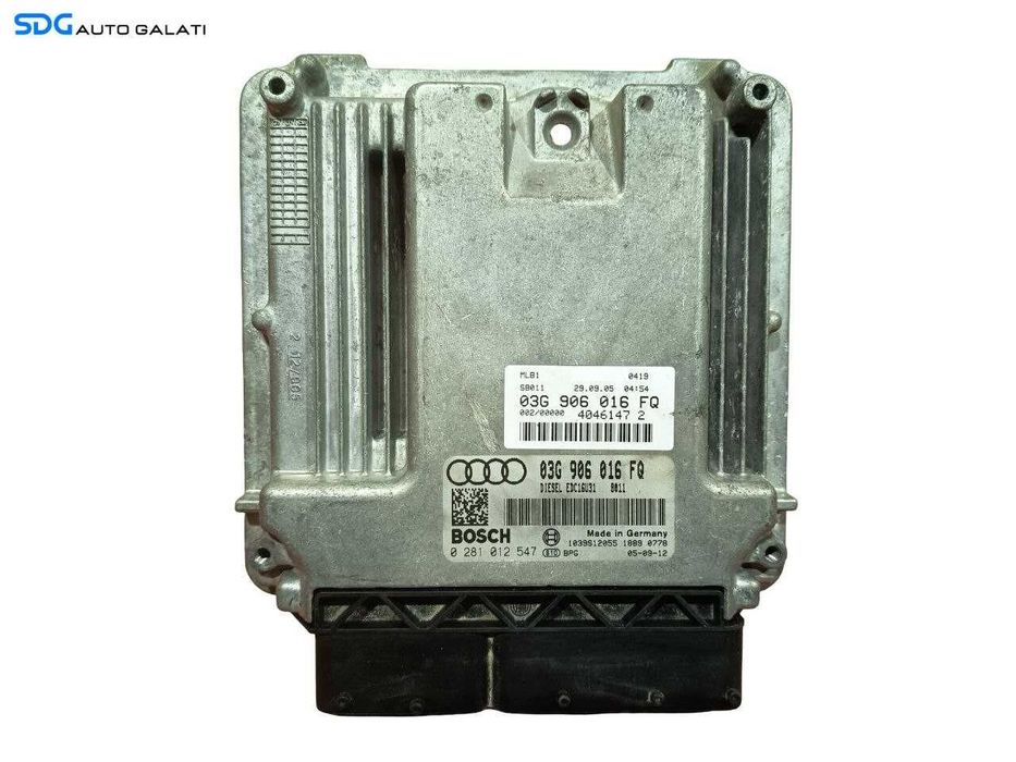 ECU Calculator Motor Bosch Audi A4 B7 2.0 TDI 2004 - 2008 Cod 03G906016FQ 0281012547 [LS0441] [LS0442]