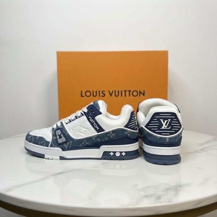 Adidasi LV Trainer Jeans - Adidasi Full Box Premium