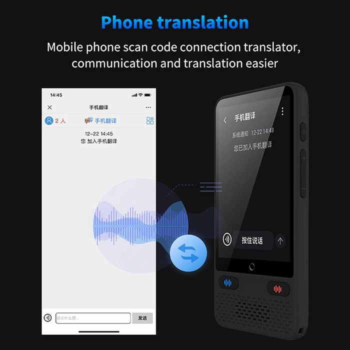 Нов Офлайн Смарт Преводач VBESTLIFE S85 AI Двупосочен Гласов Превод Офлайн и Онлайн 138 Езика