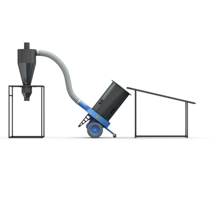 Tocator baloti DR-500 cu masa de alimentare si ciclon Capacitate de producție: 500 kg/h NOU Garantie 24 luni Livrare rapioda