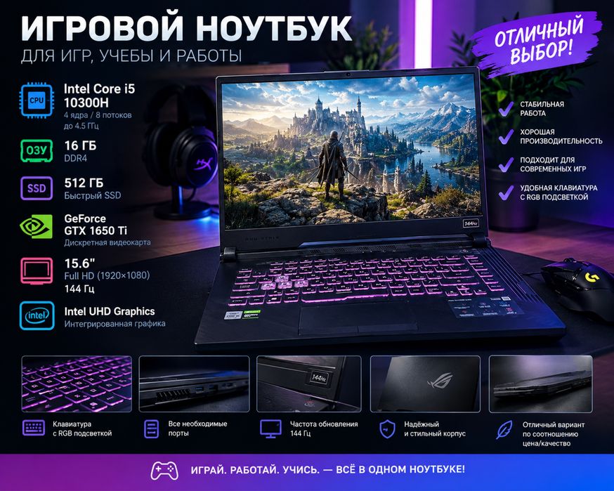 Игровой ноутбук Asus ROG G15
