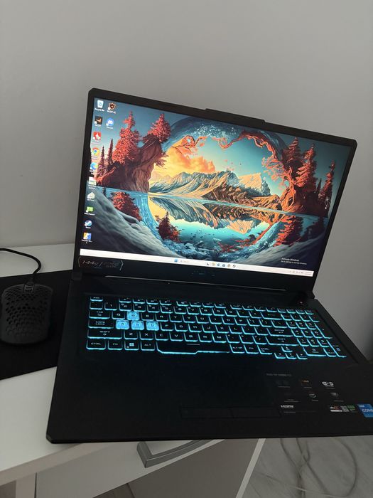 Laptop Asus Tuf F17, ecran 17’,i5 11400H, RTX 2050