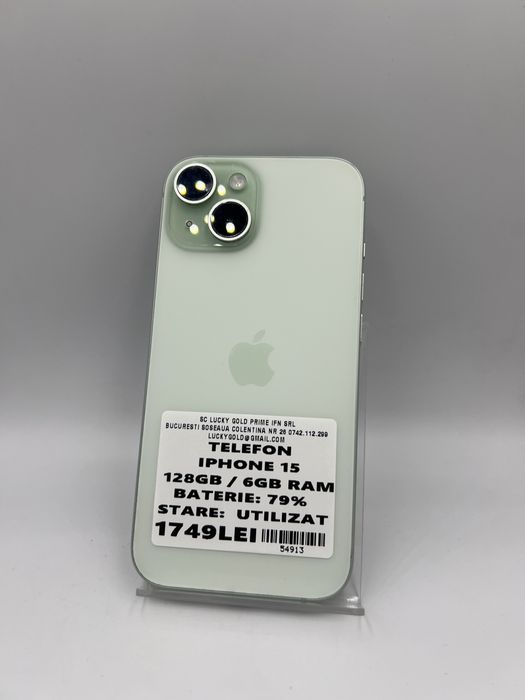 Iphone 15 128Gb / 79% baterie Garantie #54913
