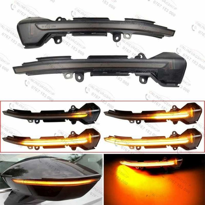 Semnalizare dinamica oglinda Seat Leon 3, 5F, Ibiza 6F, Arona
