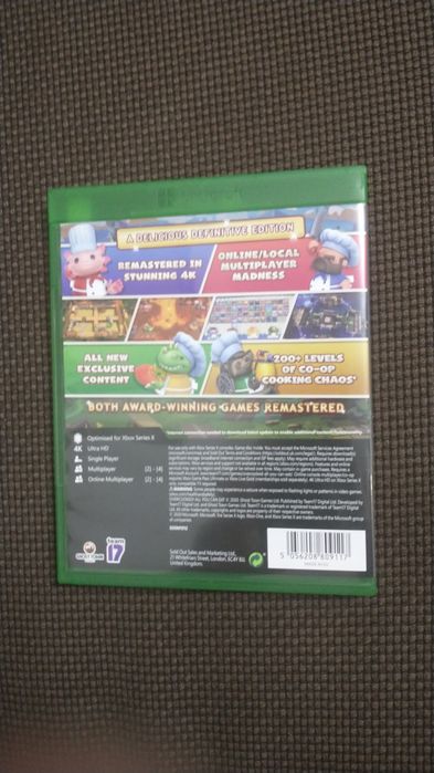 DVD Overcooked Xbox series X!