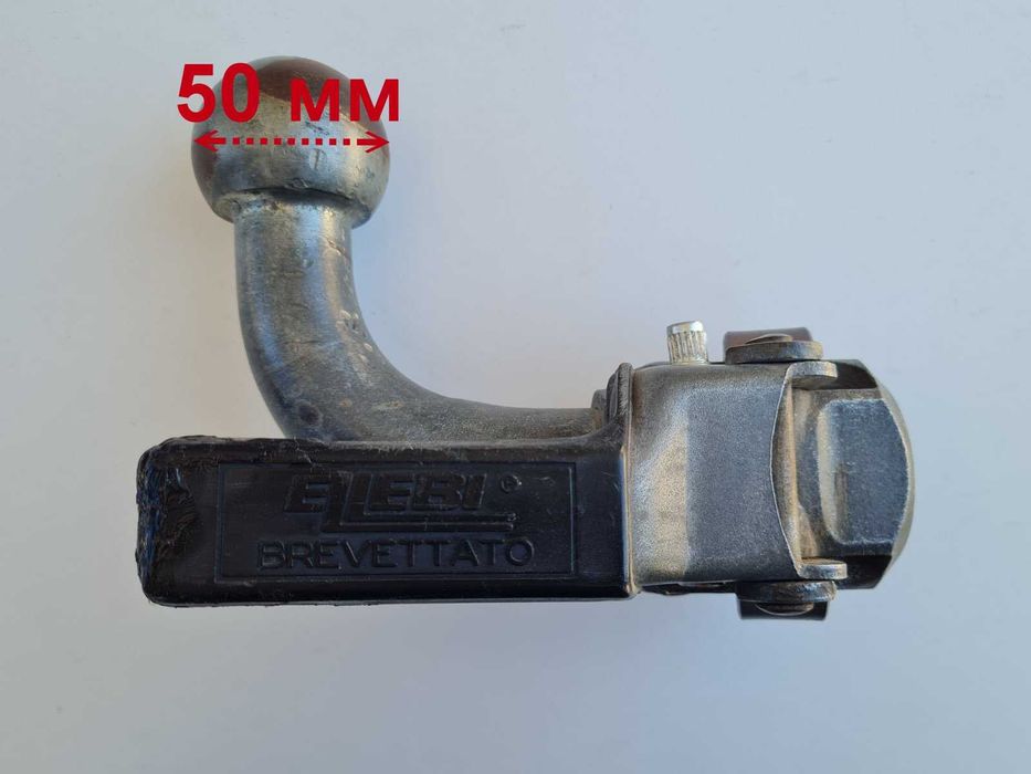 Сваляема глава кука за теглич Ellebi Brevetatto 35мм захват 50мм топка