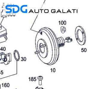 Tulumba Vacum Vacuum cu Pompa Servofrana Frana Mercedes Clasa A Class W169 A160 A180 2.0 CDI 2005 - 2012 Cod A1694300230 [K1994]