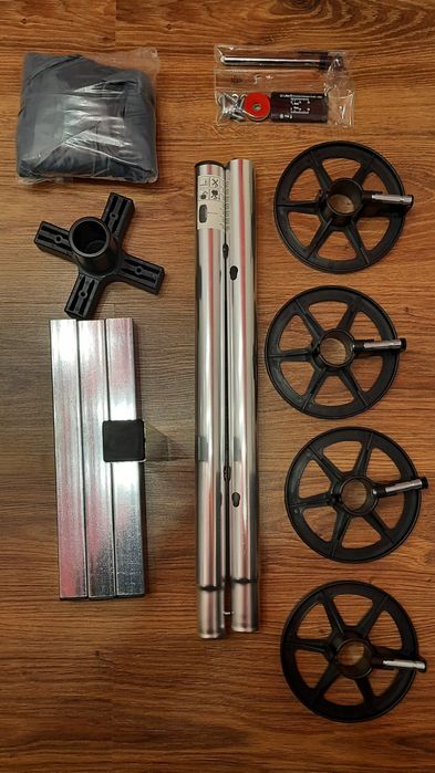 Suport vertical cu husa, depozitare 4 anvelope, pana la 225 mm,Nou!