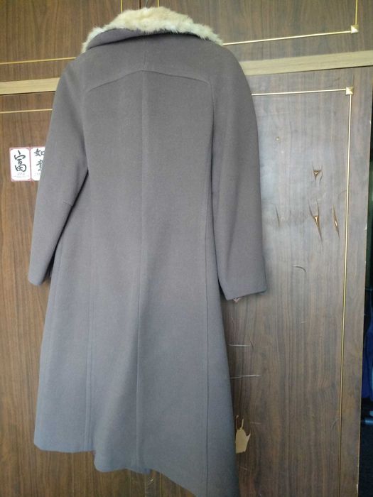 Пальто с мехом из норки