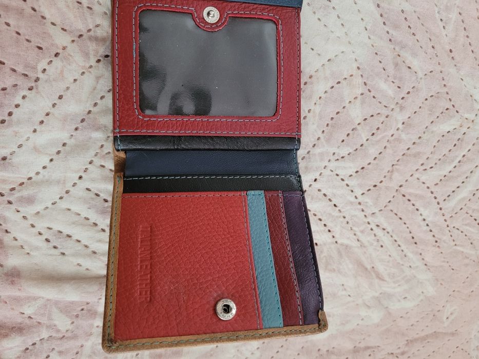 портфейл и колан от естествена кожа