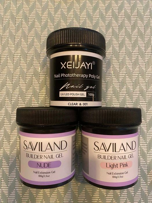Изграждащ гел / Полигел за нокти – различни цветове и грамажи