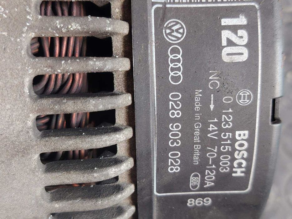 Генератор за Audi/VW 120 А рециклиран!