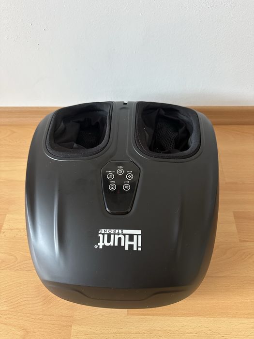 Aparat de masaj pentru picioare si talpi iHunt,compresie cu perne de aer, Incalzire, Role masaj