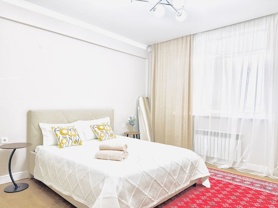 Квартира посуточно, почасам. 3000 за час. мкр. Нурсая ЖК АБЫРОЙ.