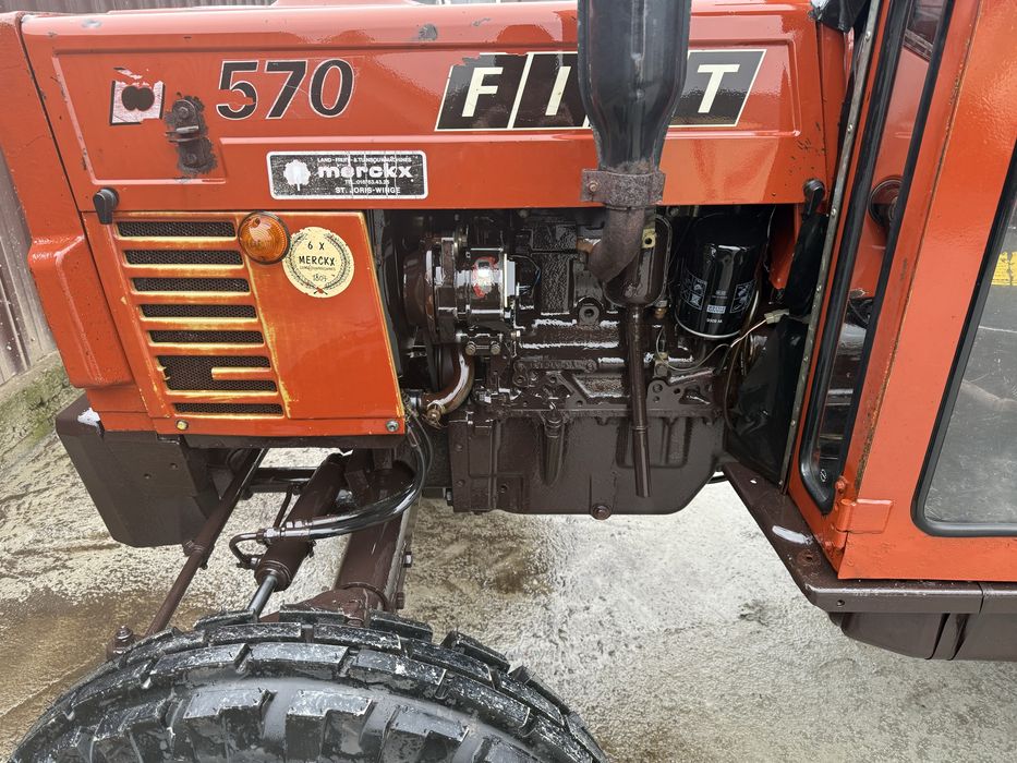 Tractor Fiat 570 Agri An1992 ore3673 Import Belgia CabinaServo 640 550