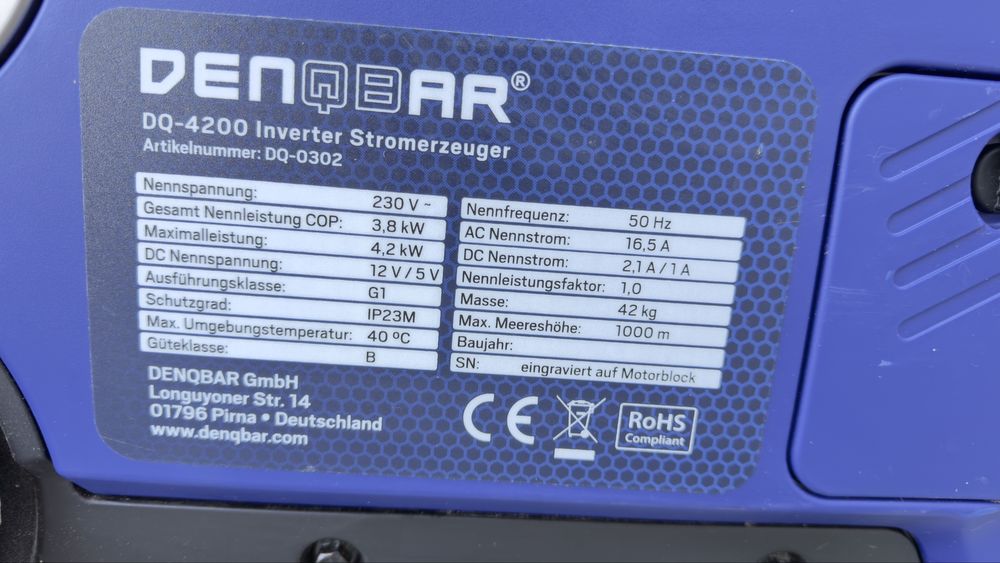 Инверторен Генератор Denqbar DQ-4200 4,2kw