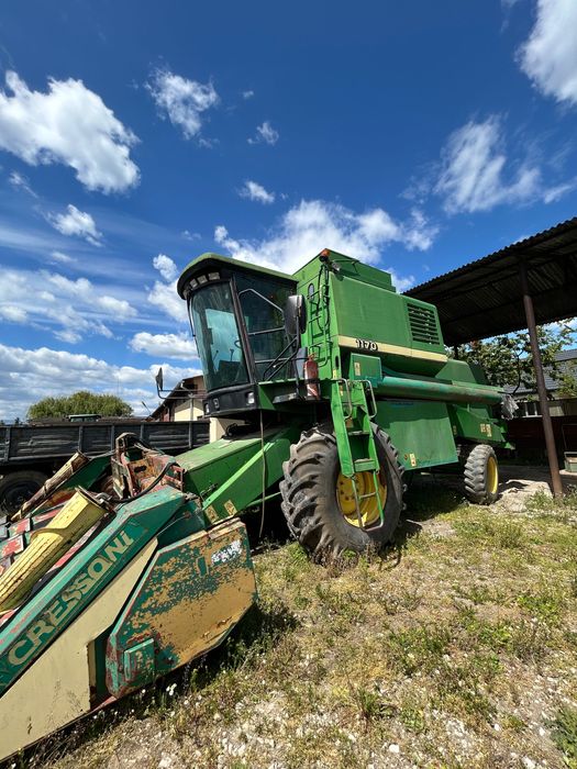 Combina John Deere 1170 + masa 5m + heder porumb 6 randuri