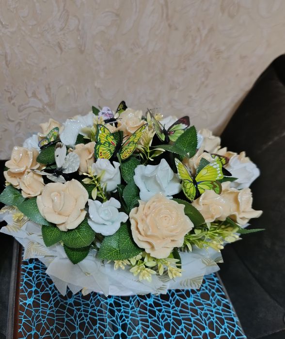 Букет ароматный из мыла!