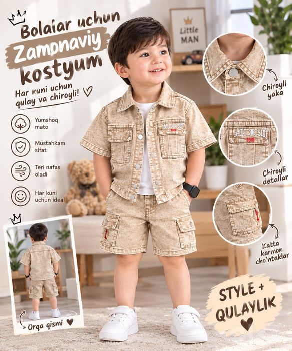 Hitoy bolalar kiyimi