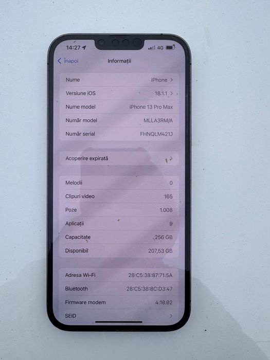 Iphone 13 pro max 256