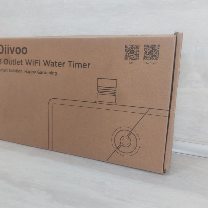 НОВ Смарт WiFi Таймер за Поливане Diivoo (3 Независими Зони) – Професионален Програматор