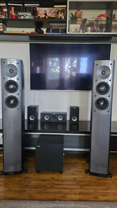 Sistem Audio JAMO S606 HCS5 + DENON AV-R1610+Microfon Calibrare AUDYSSEY+CABLURI BOXE
